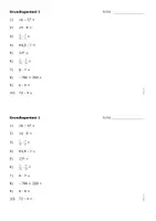 Vorschau - Arbeitsblätter - Grundlagentests/ Kopfrechentests Mathe Klasse 8 - Seite 2