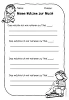 Vorschau - Arbeitsblätter - Mein Musikgeschmack - Musikstunden Einführung - Seite 3