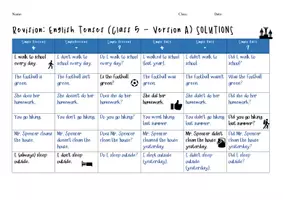 Vorschau - Arbeitsblätter - English Grammar - Revision # 1 (Simple Present / Present Progressive / Simple Past) - Seite 3