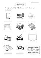 Vorschau - Arbeitsblätter - Materialpaket Medien - Seite 1