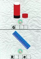 Vista previa - Unidades / Secuencias / Situaciones de Aprendizaje - School Objects - Missing Letters - página 3
