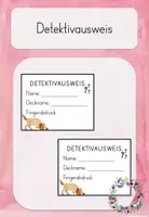 Vorschau - Anderer Materialtyp - Detektivausweis - Deckblatt