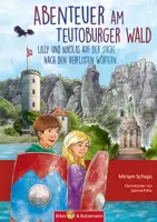 Vorschau - Arbeitsblätter - Unterrichtsmaterialien zum Kinderbuch "Abenteuer im Teutoburger Wald - Lilly und Nikolas auf der Suche nach den verflixten Wörtern" - Deckblatt