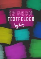 Vorschau - selbst erstellte Cliparts/Grafiken - 12 Neon Textfelder (kommerzielle Nutzung erlaubt) - Deckblatt