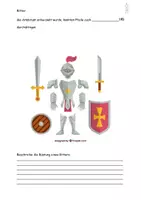 Vorschau - Stundenentwürfe - Der Ritter abwechslungsreiche Aufgaben und Lösungen - Seite 3