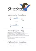 Vorschau - Arbeitsblätter - Puzzle / Gruppenpuzzle - Punkt, Strecke, Strahl, Gerade - Deckblatt