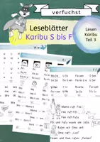 Vorschau - Arbeitsblätter - Leseblätter Karibu S-F: Buchstaben, Silben, Wörter, Sätze - Deckblatt