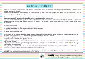 Vista previa - Juegos / Gamificación - Tablas de multiplicar COMPLETO - Portada