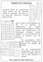 Vorschau - Unterrichtsreihen - Ergänzen bis 100 - Zahlenraum 100 inklusive Leporello - Seite 1
