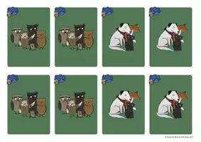Vista previa - Unidades / Secuencias / Situaciones de Aprendizaje - Brown Owl's Birthday Tea - GAME CARDS - página 2