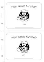 Vorschau - Mal- und Bastelvorlagen - Mein kleines Kunstheft zum selbstständigen arbeiten - Seite 2