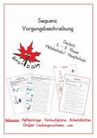 Vorschau - Arbeitsblätter - Sequenz Vorgangsbeschreibung (komplett) - Deckblatt