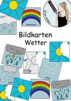 Vorschau - Präsentationen/Tafelbilder - Bildkarten Wetter - Deckblatt