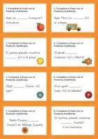 Vorschau - Spiele - Pretérito Indefinido: 72 Aufgabenkarten (Spanisch) - Seite 3