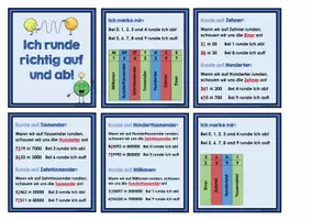 Vorschau - Arbeitsblätter - Runden – Materialpaket mit Differenzierung, Merkfächer & Spielen - Seite 1