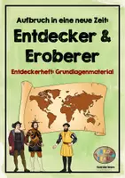 Vorschau - Stundenentwürfe - Entdecker und Eroberer - Entdeckerheft / Portfolioarbeit - Deckblatt