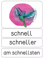 Vorschau - Arbeitsblätter - Adjektive steigern - Tafelmaterial plus Arbeitsblätter - Seite 3