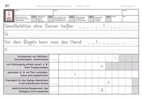 Vorschau - Arbeitsblätter - Konzentriertes Wortschatz- und Rechtschreibtraining - Wörter mit dem Diphthong EU in Verbindung mit CH - Seite 3