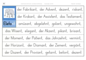 Vorschau - Arbeitsblätter - Konzentriertes Wortschatz- und Rechtschreibtraining - Wörter mit NT - Seite 2