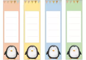 Vorschau - Bildkarten - Pinguinklasse Ordnerrücken - Seite 2