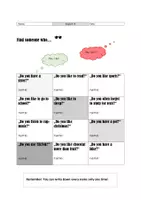 Vorschau - Spiele - "find someone who" - speaking activity für den Englischunterricht! - Deckblatt