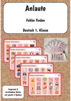 Vorschau - Fördermaterial/Inklusion - Anlaute Fehlersuche Set 1+2 - Seite 1