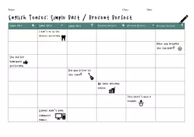 Vorschau - Arbeitsblätter - English Grammar - Revision # 2 (Simple Past / Present Perfect / Past Progressive) - Seite 1