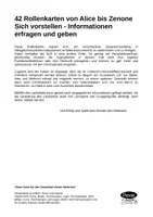 Vorschau - Stundenentwürfe - Da Alice a Zenone - 42 Rollenkarten - Kommunikationsübung "Kennenlernen" Presentarsi in Italiano - Seite 1