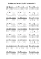 Vorschau - Arbeitsblätter - Wiederholung halbschriftliche Multiplikation und Division Klasse 4 - Deckblatt