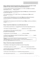 Vorschau - Arbeitsblätter - Arbeitsblatt zur Verbesserung der Schreibfertigkeit (Kohärenz, Kohäsion) mit Lösungen - Seite 1