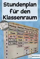 Vorschau - Poster - XXL Stundenplan für den Klassenraum - Deckblatt