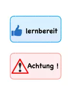 Vorschau - Präsentationen/Tafelbilder - Lautstärke/Verhaltensampel: Gelbe Karte Rote Karte - Seite 2