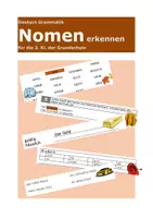 Vorschau - Arbeitsblätter - Nomen-Paket für die 3. Klasse der Grundschule - Deckblatt