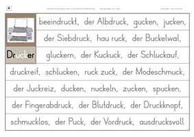 Vorschau - Arbeitsblätter - Konzentriertes Wortschatz- und Rechtschreibtraining - Wörter mit u und ck - Seite 2