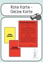 Vorschau - Anderer Materialtyp - Rote Karte - gelbe Karte: Unterrichtsstörungen - Deckblatt