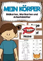 Vorschau - Arbeitsblätter - Körperteile - Deckblatt
