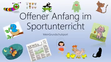 Vorschau - Spiele - Offener Anfang im Sportunterricht - Ideenkartei - Deckblatt