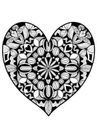 Vorschau - Mal- und Bastelvorlagen - 10 Herz-Mandalas 💕 zum Ausmalen für Valentinstag & Muttertag - Seite 2