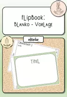 Vorschau - Mal- und Bastelvorlagen - FlipBook: Blanko-Vorlage - Deckblatt