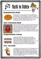 Vorschau - Unterrichtsreihen - Musik in Europa - Lese & Lerne | Instrumente, Tänze & Musikarten in Italien, Spanien & Frankreich - Distanzunterricht & Homeschooling - Seite 3