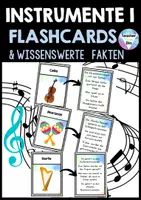 Vorschau - Bildkarten - Musik in Europa I Flashcards Instrumente & wissenswerte Fakten#edukilights22 - Deckblatt
