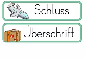 Vorschau - Unterrichtsreihen - Geschichten schreiben - Aufbau (Tafelmaterial) und Reihentransparenz - Seite 3