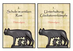 Vorschau - Stationenlernen - Lernbuffet: Das Leben im alten Rom - Seite 2