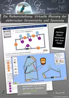 Vorschau - Arbeitsblätter - Reihenschaltung & Parallelschaltung - Virtuelle Messungen der Stromstärke & Spannung mit dem Tablet (Sparpaket) - Seite 1