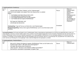 Vorschau - Stundenentwürfe - Unterrichtsentwurf Ausdauer Grundschule (Postbotenspiel) - Deckblatt