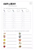 Vorschau - Arbeitsblätter - Englisch - Alphabet Arbeitsblätter + Spiel - Seite 3