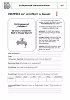 Vorschau - Arbeitsblätter - „Wir erstellen Stoffsteckbriefe“ Inhaltsfeld 1: Stoffe und Stoffeigenschaften. Thema / Kontext: Stoffe in unserer Umgebung. - Seite 3