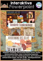 Vorschau - Unterrichtsreihen - Interaktive PowerPoint Frühes Mittelalter | Lehenswesen & Grundherrschaft, Byzanz, Karl der Große, Islam, Frankenreich, Klöster - Seite 3
