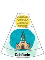 Vorschau - Arbeitsblätter - Kirche Legekreis - plus Deckblätter für das Fach Religion - Seite 3