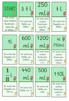 Vorschau - Spiele - Mathe: Spiel Volumen / Hohlmaße mit Liter und Milliliter - Seite 2